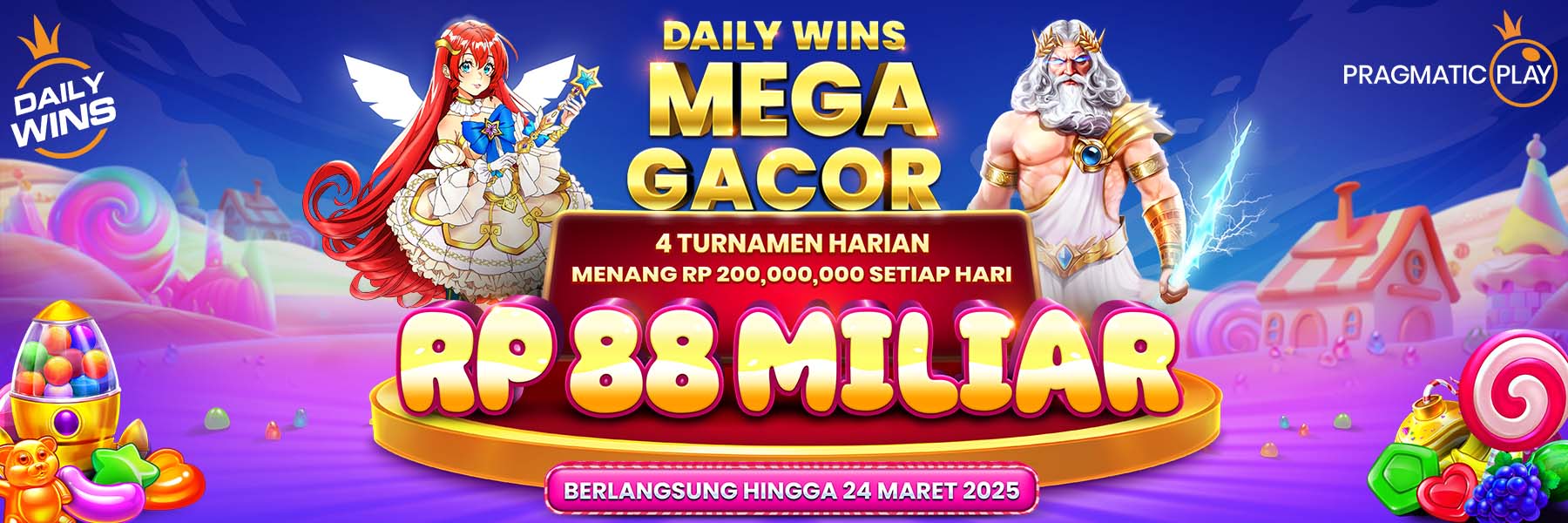 DAILY WINS MEGA GACOR Season 2 Level 8